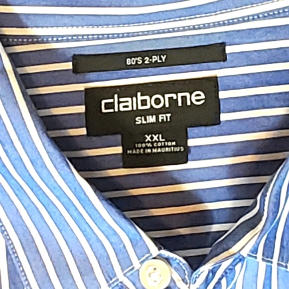 Claiborne Slim Fit Men's Button Shirt - Picture 3 of 5